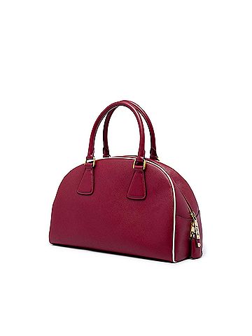 Prada Saffiano Lux Bowling Handbag (view 2)