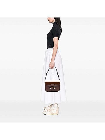 Gucci Medium Leather Horsebit 1955 Shoulder Bag (view 2)
