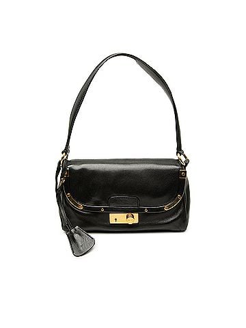 Prada City Calf Sound Lock Shoulder Bag (view 1)