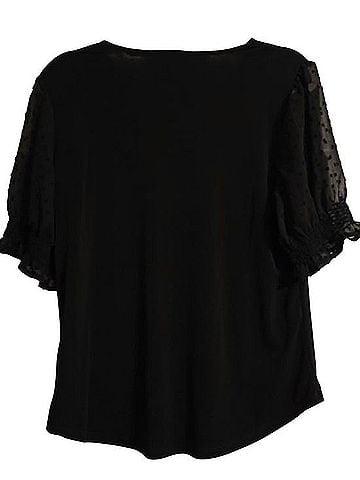Adrianna Papell Short Sleeve Blouse (view 2)