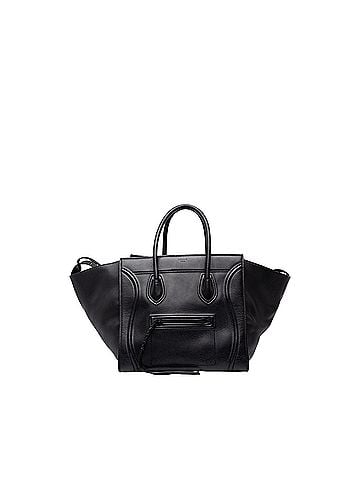 Céline Medium Leather Phantom Luggage Tote (view 1)