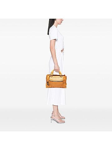 Céline Leather Boogie Pocket Handbag (view 2)
