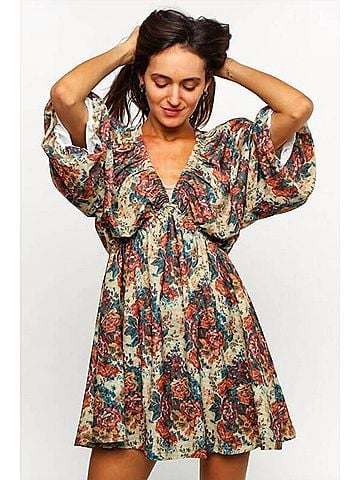 Kori America Dolman Vintage Dress in Multi (view 2)