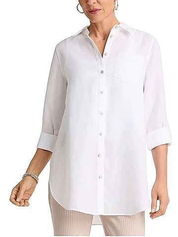 Chico's Lino Long Sleeve T-Shirt (view 1)