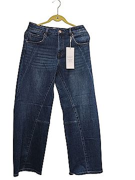 Risen Risen Dark Blue Barrel Jeans (view 1)