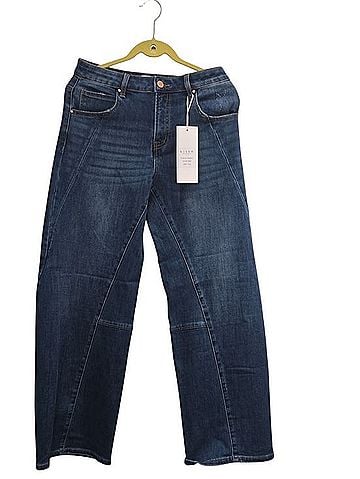 Risen Risen Dark Blue Barrel Jeans (view 1)