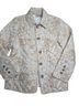 Chico's 100% Polyester Solid Tan Ivory Jacket Size M - photo 2
