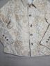 Chico's 100% Polyester Solid Tan Ivory Jacket Size M - photo 3