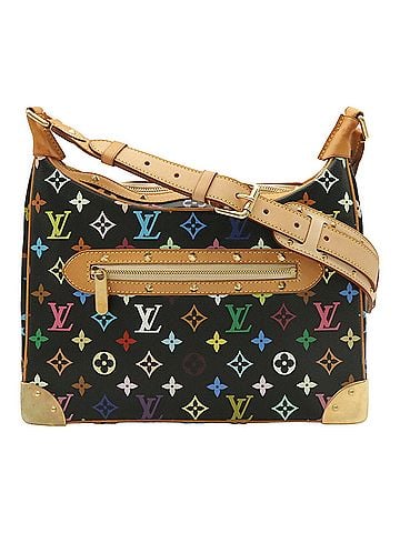 Louis Vuitton LOUIS VUITTON Louis Vuitton Monogram Multicolor Boulogne Shoulder Bag Noir Black M92638 (view 2)