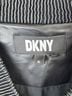 DKNY Black Faux-Leather Blouson-Sleeve Cropped Bomber Jacket - photo 3
