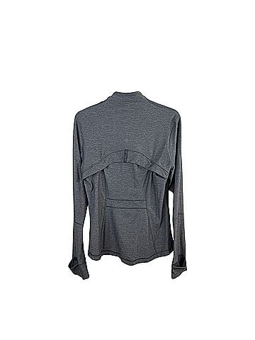Lululemon Athletica Brushed Gray Full-Zip Define Active Jacket (view 2)