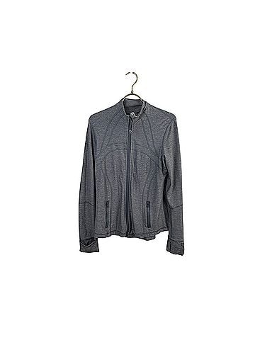 Lululemon Athletica Brushed Gray Full-Zip Define Active Jacket (view 1)