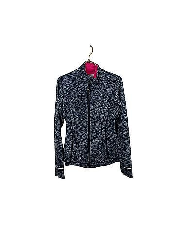 Lululemon Athletica Dramatic Static White Black Full-Zip Active Define Jacket (view 1)