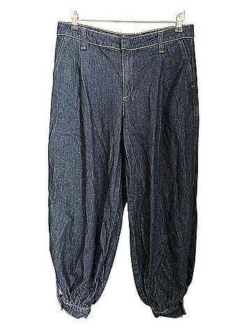 Zara Edgy Avant Garden Balloon Cuffed Ankle High Rise Trouser Jean Jeans (view 1)