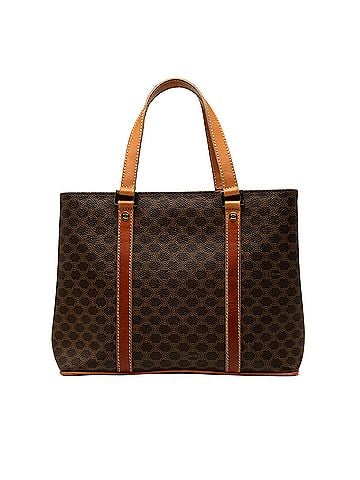 Céline Macadam Coated Canvas Tote (view 1)