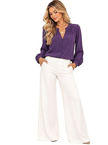 Alice + Olivia Long Sleeve Blouse (view 1)