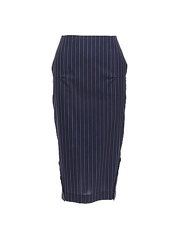 Victoria Beckham Victoria Beckham Pinstriped Pencil Skirt (view 1)