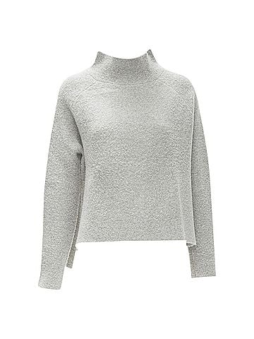 Theory Theory Grey Wool Fuzzy Sweater (view 1)