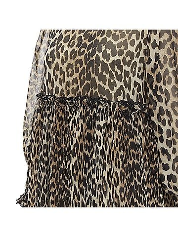 Ganni Ganni Leopard Print Babydoll Dress (view 2)