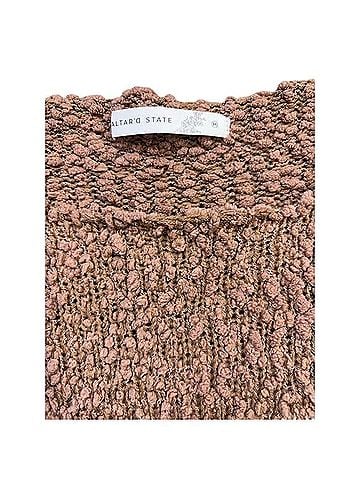 Altar'd State Colorblock Popcorn Knit Sweater Pullover Sweater (view 2)