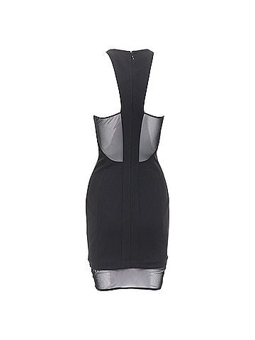 Elizabeth and James Elizabeth And James Sheer Hem Mini Dress (view 2)
