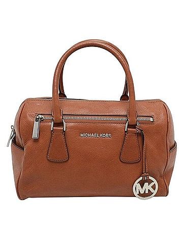 Michael Kors Sophie Leather Satchel (view 1)