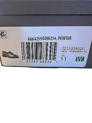 Franco Sarto Pewter Flats (view 2)