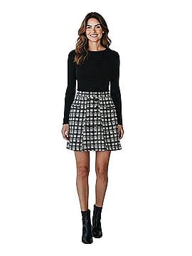 Tibi Mini Skirt Wool Skirt (view 2)