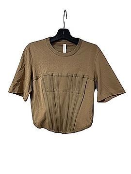 Dion Lee SUSTAINABLE JERSEY
CORSET TEE
KHAKI Short Sleeve Blouse (view 1)