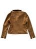 Ann Taylor 96% Polyester 4% Spandex 100% Polyester Solid Brown Jacket Size 2 - photo 2