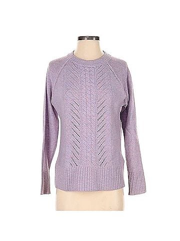 J.Crew Pointelle Cable Knit Sweater Wool Pullover Sweater (view 1)