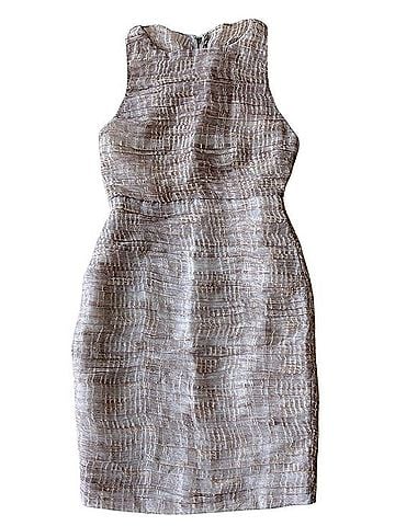 Alice + Olivia Textured Midi Sheath Dress Cocktail Dress (view 1)
