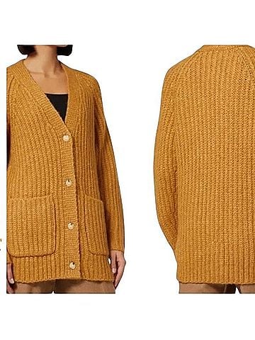Vince. Ribbed Pocket Cardigan Cardigan (view 2)