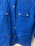 Talbots 100% Polyester Solid Blue Gold Jacket Size XL - photo 4