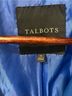 Talbots 100% Polyester Solid Blue Gold Jacket Size XL - photo 6