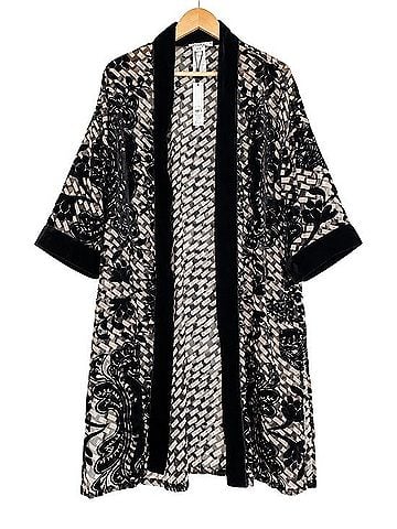 Chico's Art Deco Burnout Kimono Poncho (view 1)