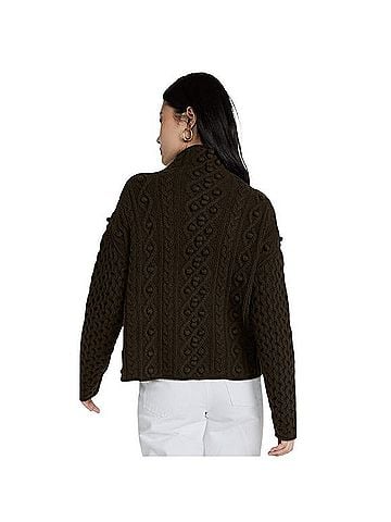 Theory Mixed Cable Knit Sweater Pullover Sweater (view 2)
