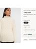 Theory Mixed Cable Knit Sweater Pullover Sweater - photo 12
