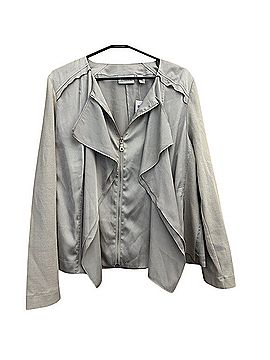 Chico's Drape Front Zip Jacket Jacket (view 1)