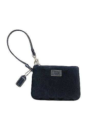 Coach Corner zip wristlet Leather Wristlet (view 1)