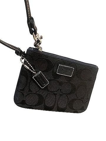 Coach Corner zip wristlet Leather Wristlet (view 2)