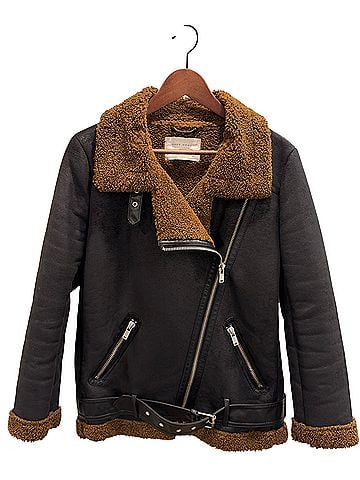 Zara Faux Leather Jacket (view 1)