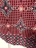 Max Studio 100% Polyester Floral Red Long Sleeve Button-Down Shirt Size L - photo 5
