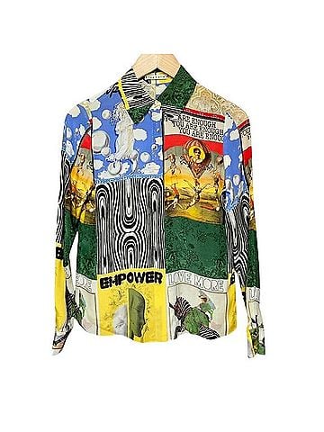Alice + Olivia Willa Long Sleeve Blouse (view 2)