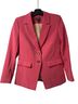 J.Crew 67% Polyester 28% Viscose 5% Elastane 100% Polyester Pink Blazer Size 2 - photo 1