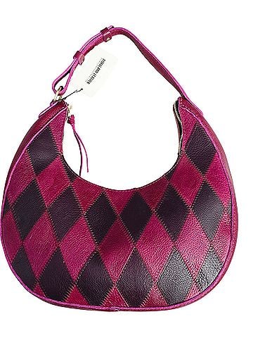 Portland Leather Goods Plumchid Large Patchwork Nora Leather Hobo (view 1)