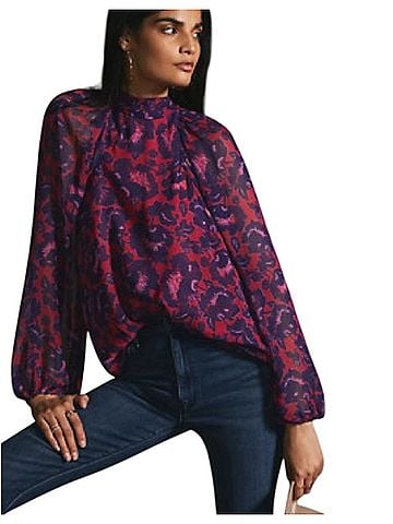 Anthropologie Maeve Long Sleeve Blouse (view 1)