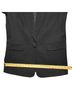 Et Vous 95% Polyester 5% Elastane 100% Polyester Solid Black Jacket Size 12 - photo 9