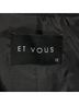 Et Vous 95% Polyester 5% Elastane 100% Polyester Solid Black Jacket Size 12 - photo 10