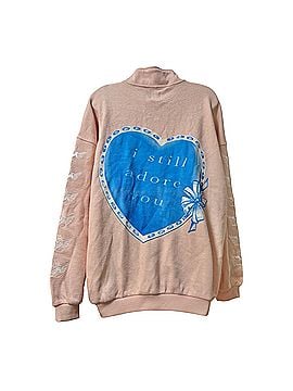 Boys Lie Adore You Henley Crewneck Sweatshirt (view 2)